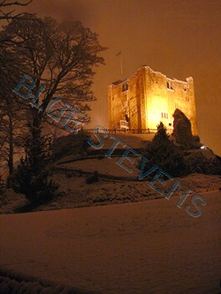 castle at night